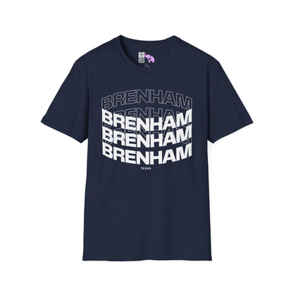 Brenham (Triple Arched) Texas Adult T-shirt