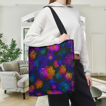 Luminous Carnations Canvas Tote Bag