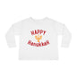 Happy Hanukkah Toddler Long Sleeve Tee