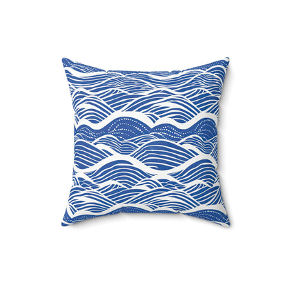 Ethereal Tides Throw Pillow