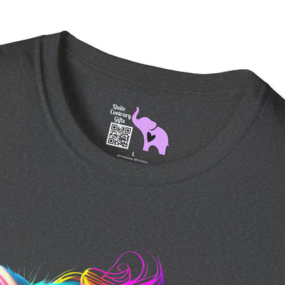Cute Colorful Kitten Adult T-shirt