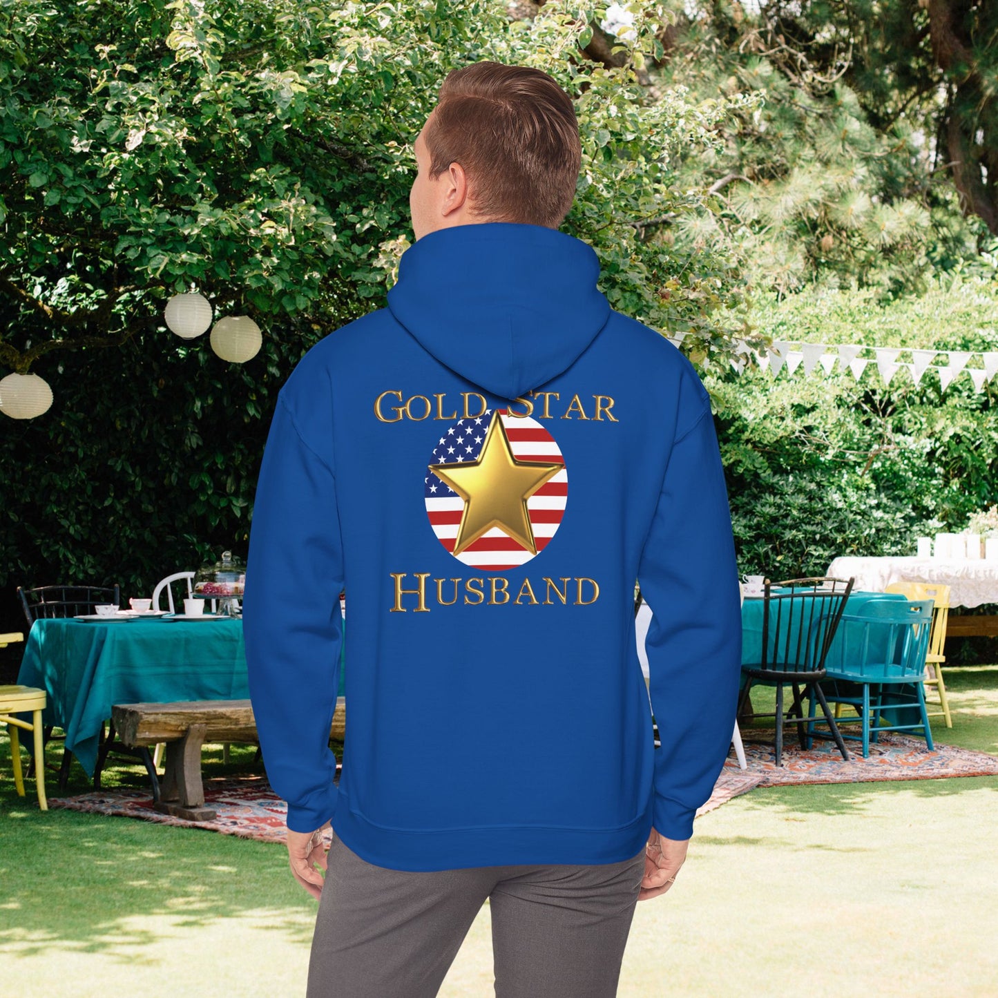 Gold Star Husband Heavy Blend™ Hooded Sweatshirt