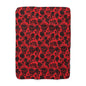 Crimson Masquerade Fleece Blanket