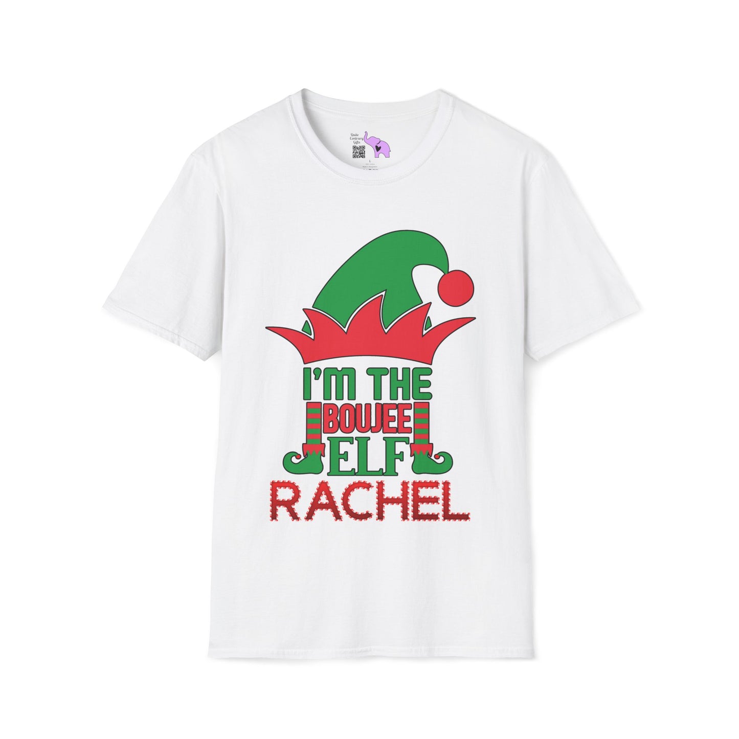 I'm The Boujee Elf Adult T-shirt (Custom Name Available!)