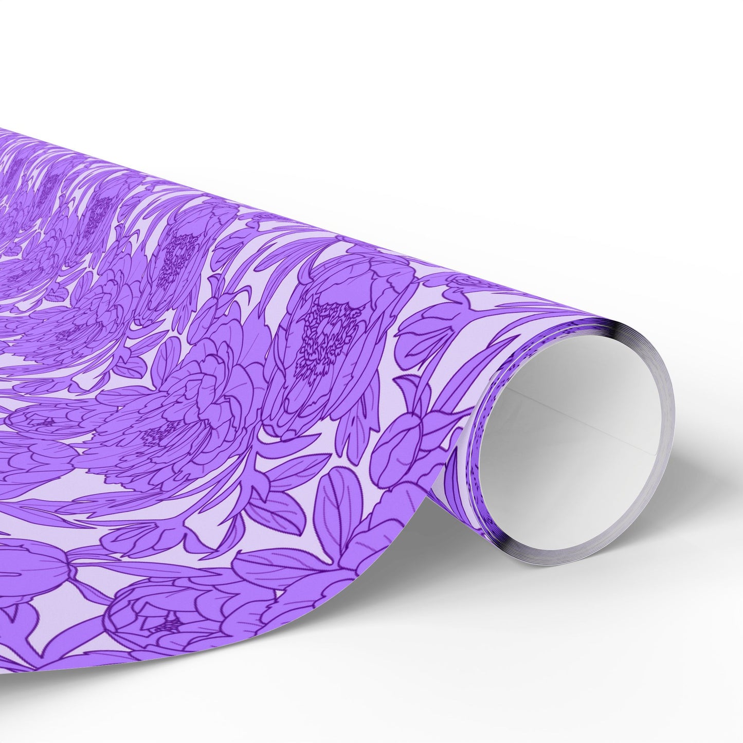 Lavender Peony Symphony Wrapping Paper