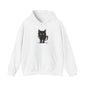 Black Kitten Heavy Blend™ Hooded Sweatshirt