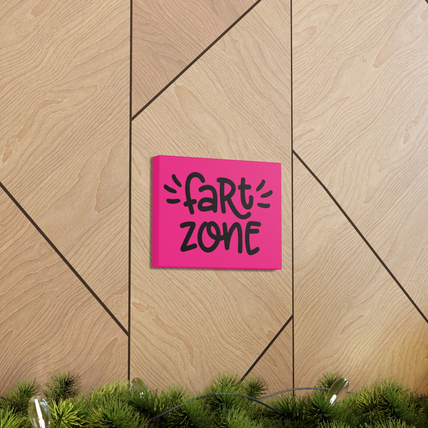 Fart Zone Canvas Horizontal Wraps w/o Frame