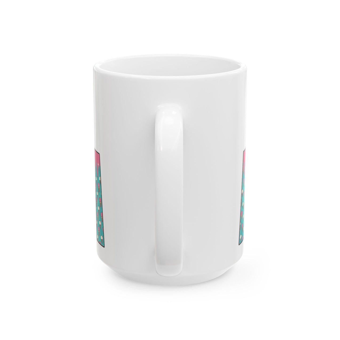 Cool Mom (Teal) Ceramic Mug, (11oz, 15oz)