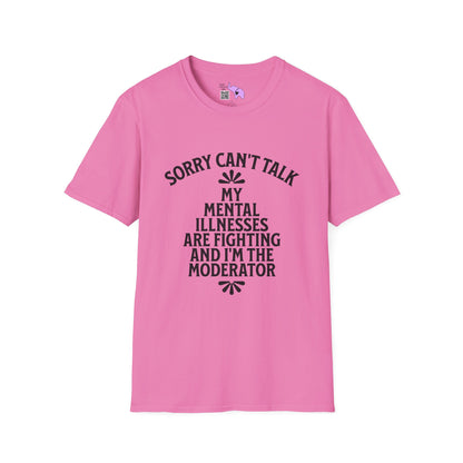 Sorry Can't Talk... Adult T-shirt