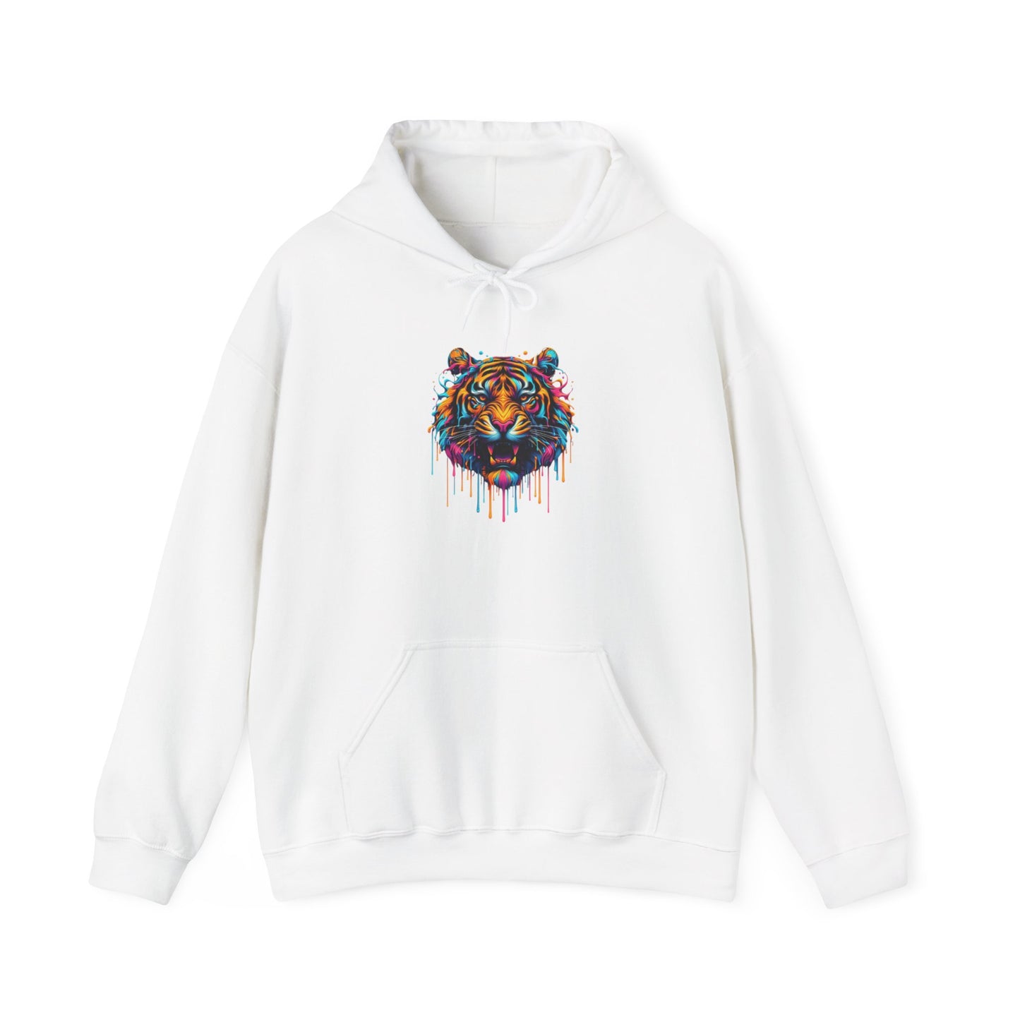 Colorful Tiger Heavy Blend™ Hooded Sweatshirt