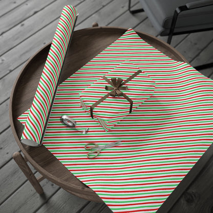Merry & Bright Lines Wrapping Paper