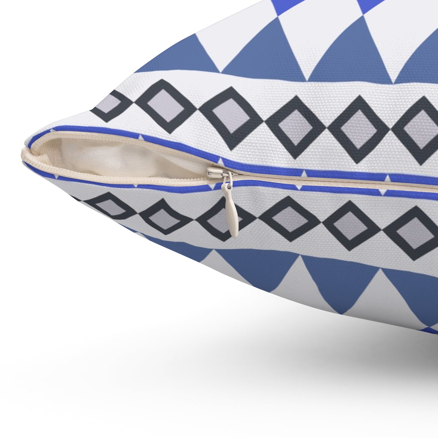 Sapphire Cairn Stripes Throw Pillow