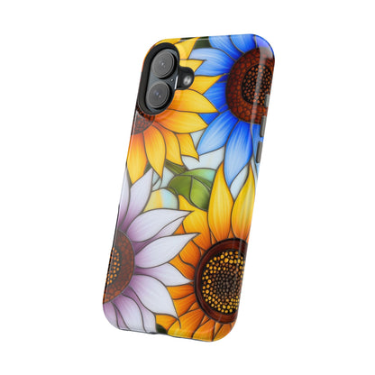 Colorful Sunflowers MagSafe® Compatible Tough Case for iPhone