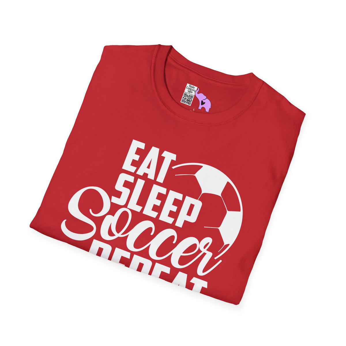 Eat Sleep Soccer Repeat Adult T-shirt