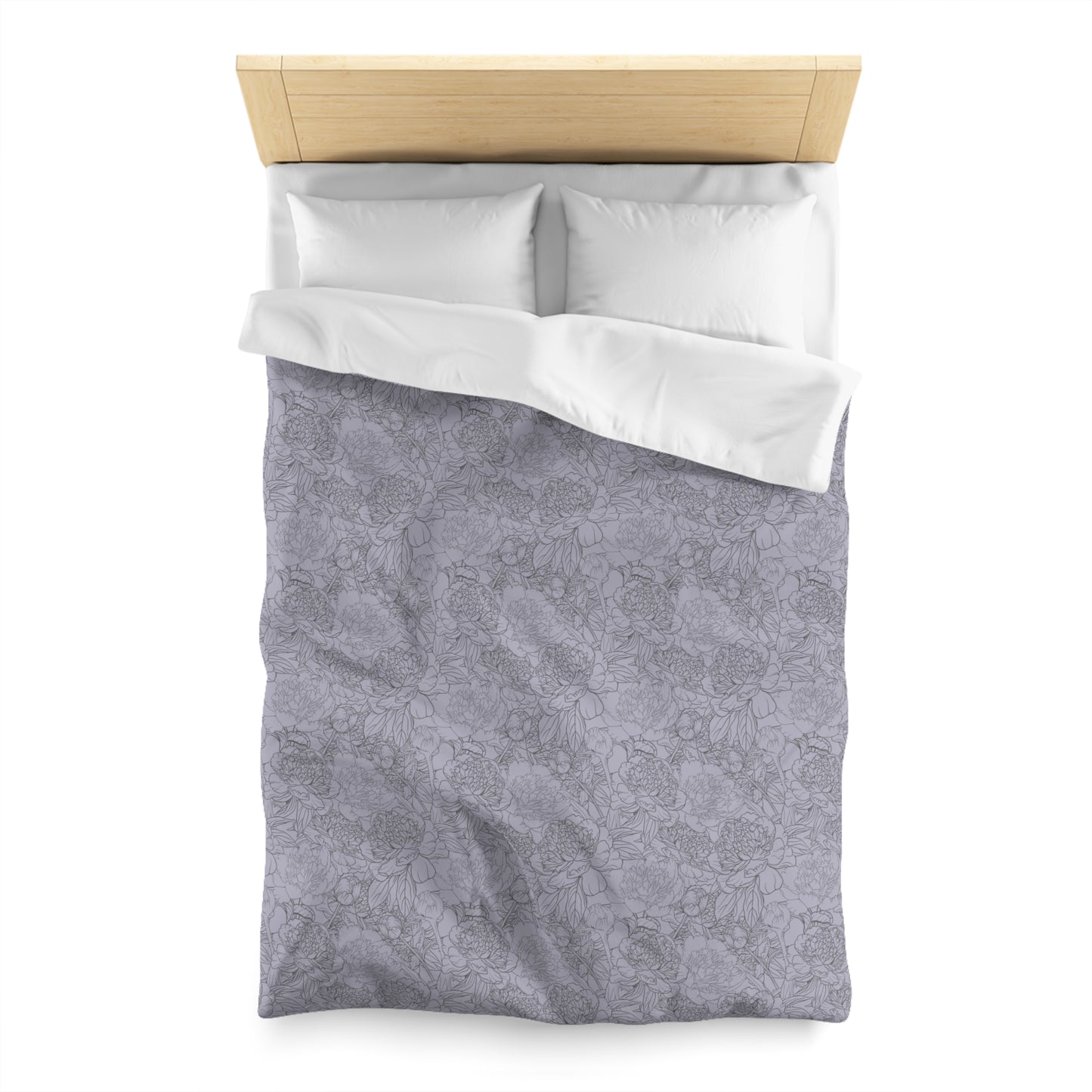Dusty Bloom Microfiber Duvet Cover