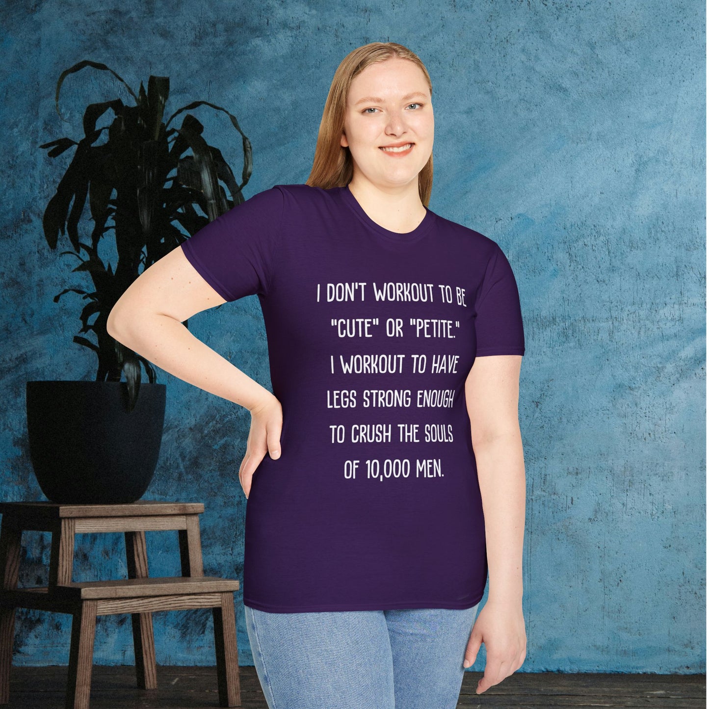 I Don't Workout To Be... Adult T-shirt