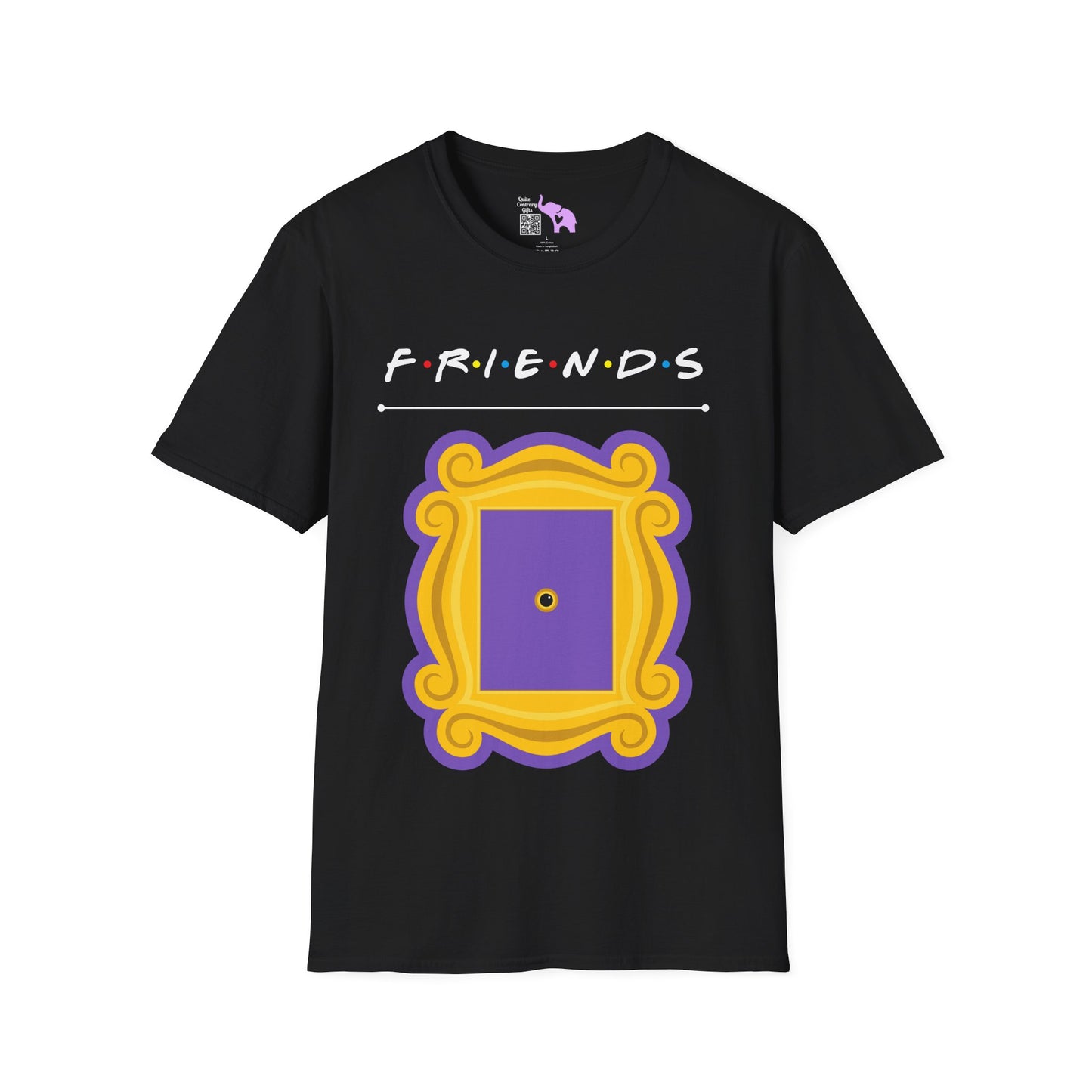 Friends; Peephole Adult T-shirt