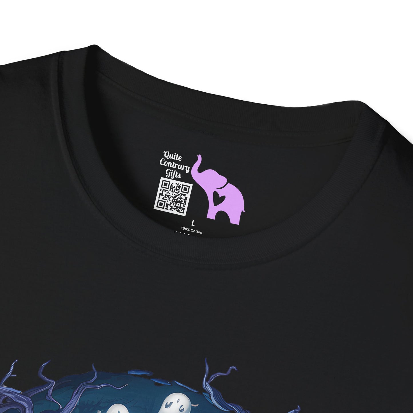 Halloween Stitch w/Ghosts and Witch Adult T-shirt