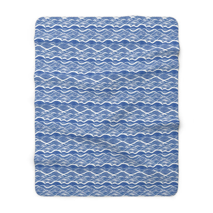 Ethereal Tides Fleece Blanket