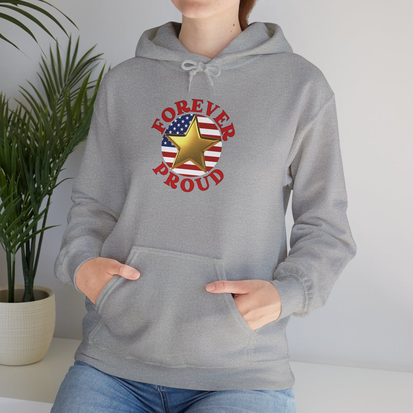 Gold Star Grandpa Heavy Blend™ Hooded Sweatshirt