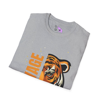 Savage Tiger Adult T-shirt