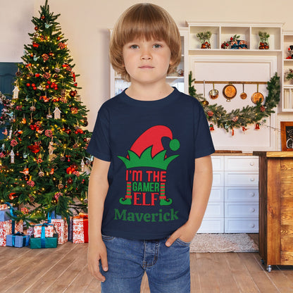 I'm The Gamer Elf Personalized Heavy Cotton™ Toddler T-shirt