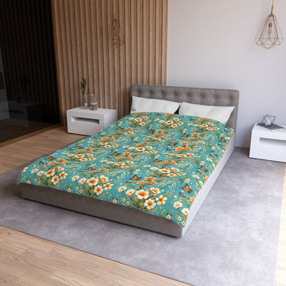 Petals & Wings Microfiber Duvet Cover
