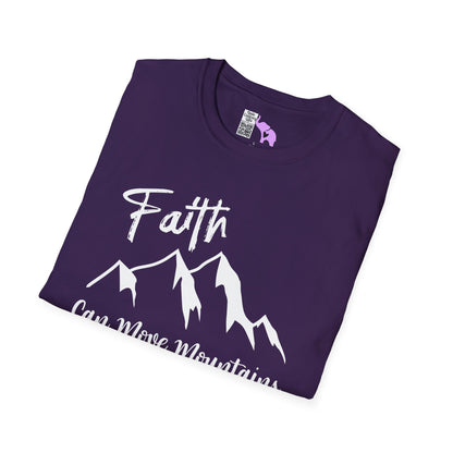 Faith Can Move Mountains Adult T-shirt