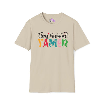 Tiny Human Tamer (Teacher) Adult T-shirt