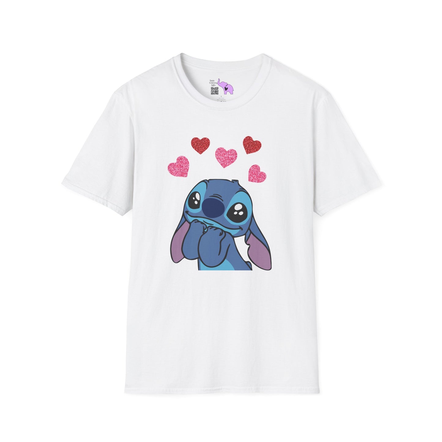 Stitch in Love Adult T-shirt