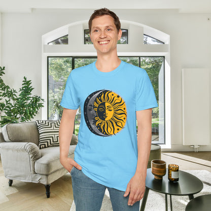 Sun Moon Stars Adult T-shirt