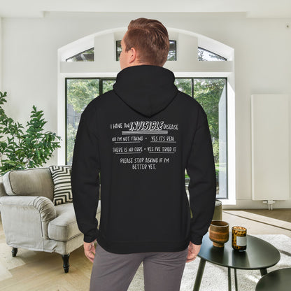 I'm An Invisible Warrior Heavy Blend™ Hooded Sweatshirt