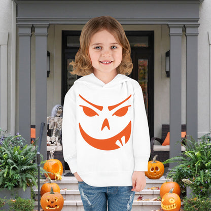 Goofy Grin Jack-O-Lantern Toddler Hoodie