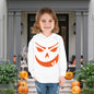 Goofy Grin Jack-O-Lantern Toddler Hoodie