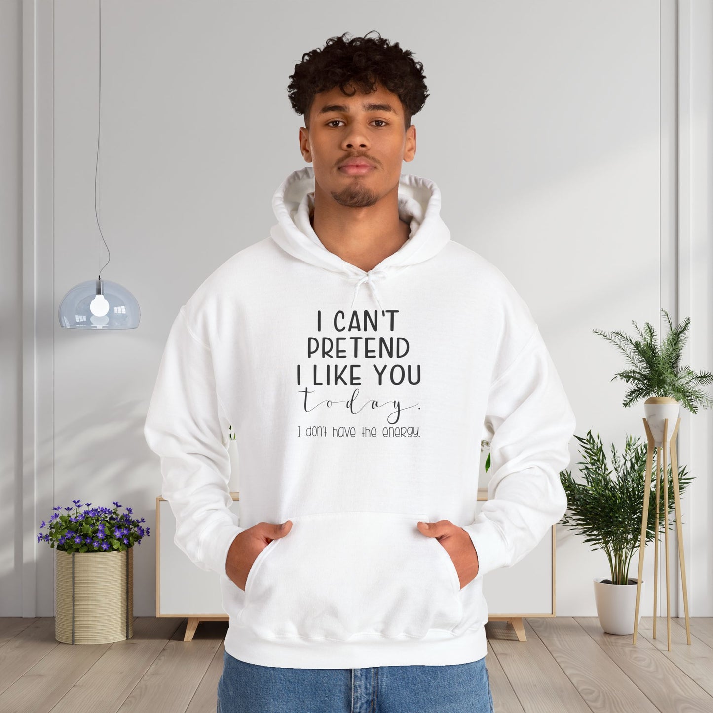 Me Sarcastic? Never Heavy Blend™ Hooded Sweatshirt