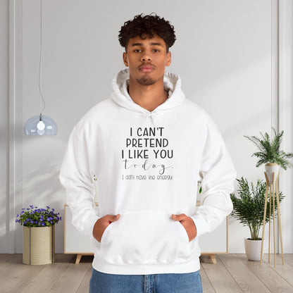 Me Sarcastic? Never Heavy Blend™ Hooded Sweatshirt