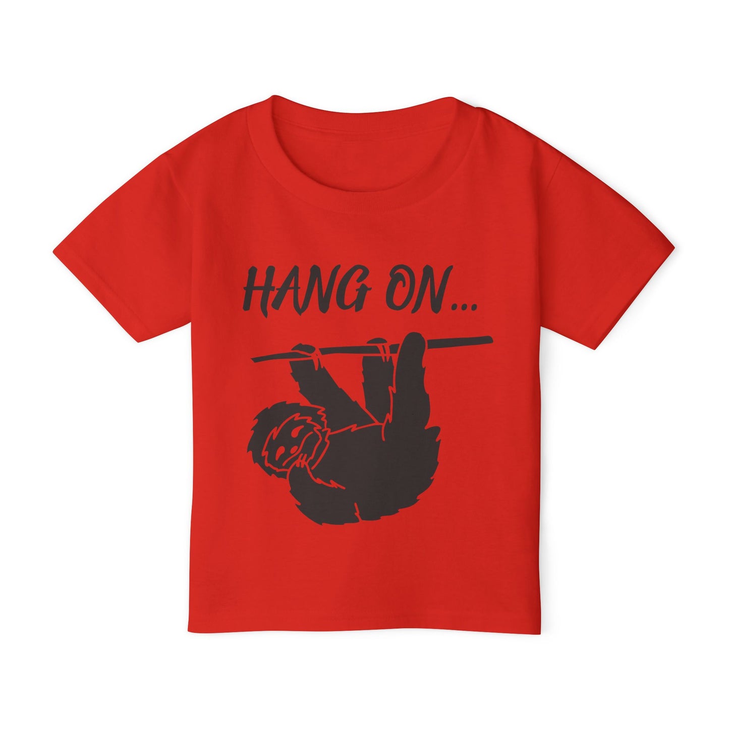 Hang On (Sloth) Heavy Cotton™ Toddler T-shirt