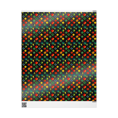 Radiant Purpose Kwanzaa Wrapping Paper