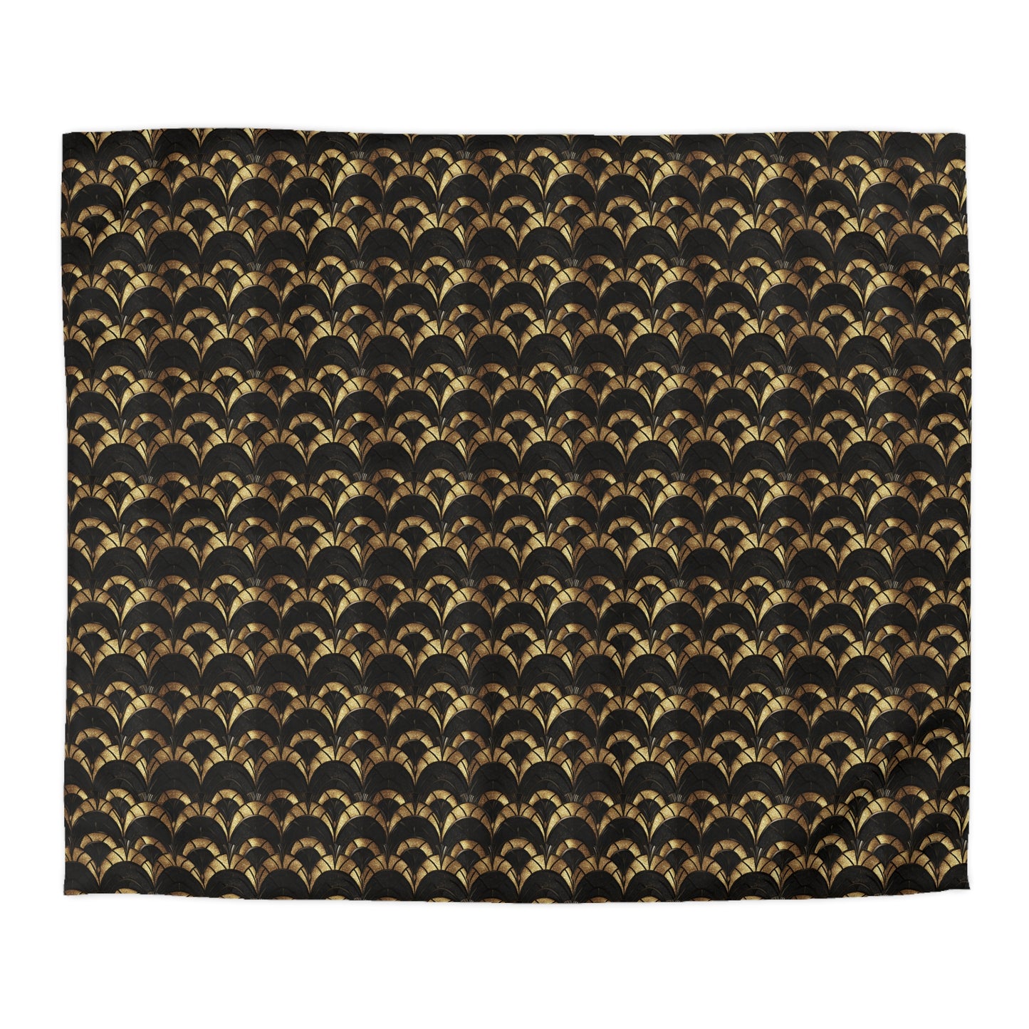 Gilded Elegance Microfiber Duvet Cover