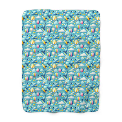 Up, Up & Away Fleece Blanket