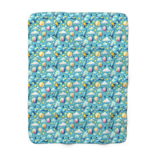 Up, Up & Away Fleece Blanket