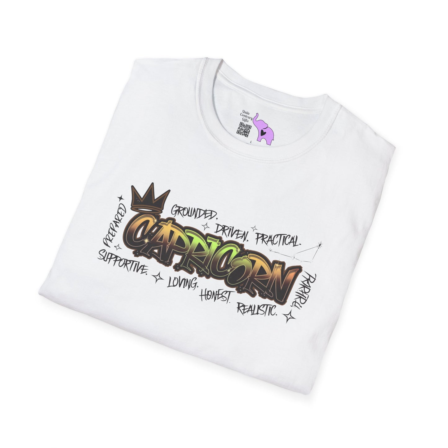 Capricorn Street Art Adult T-shirt