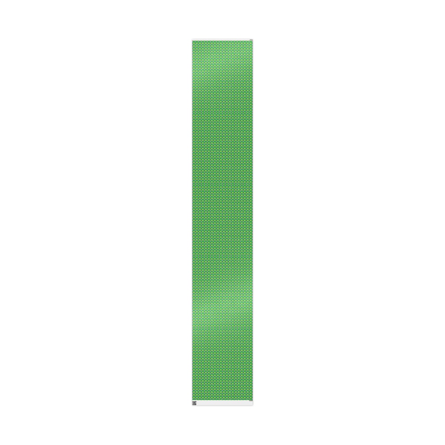 Blue Ornament Green Paper Custom Wrapping Paper (Suzie)