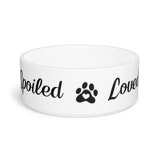 Spoiled Loved Pet Bowl