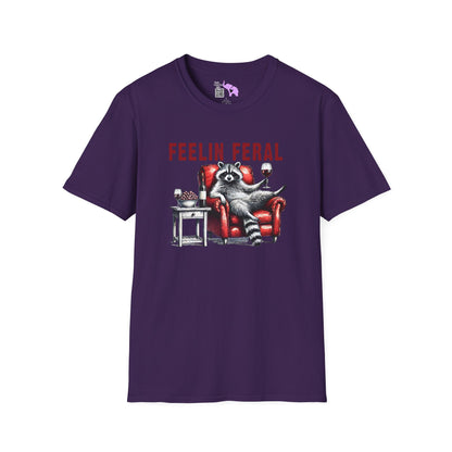Feelin Feral (Racoon) Adult T-shirt
