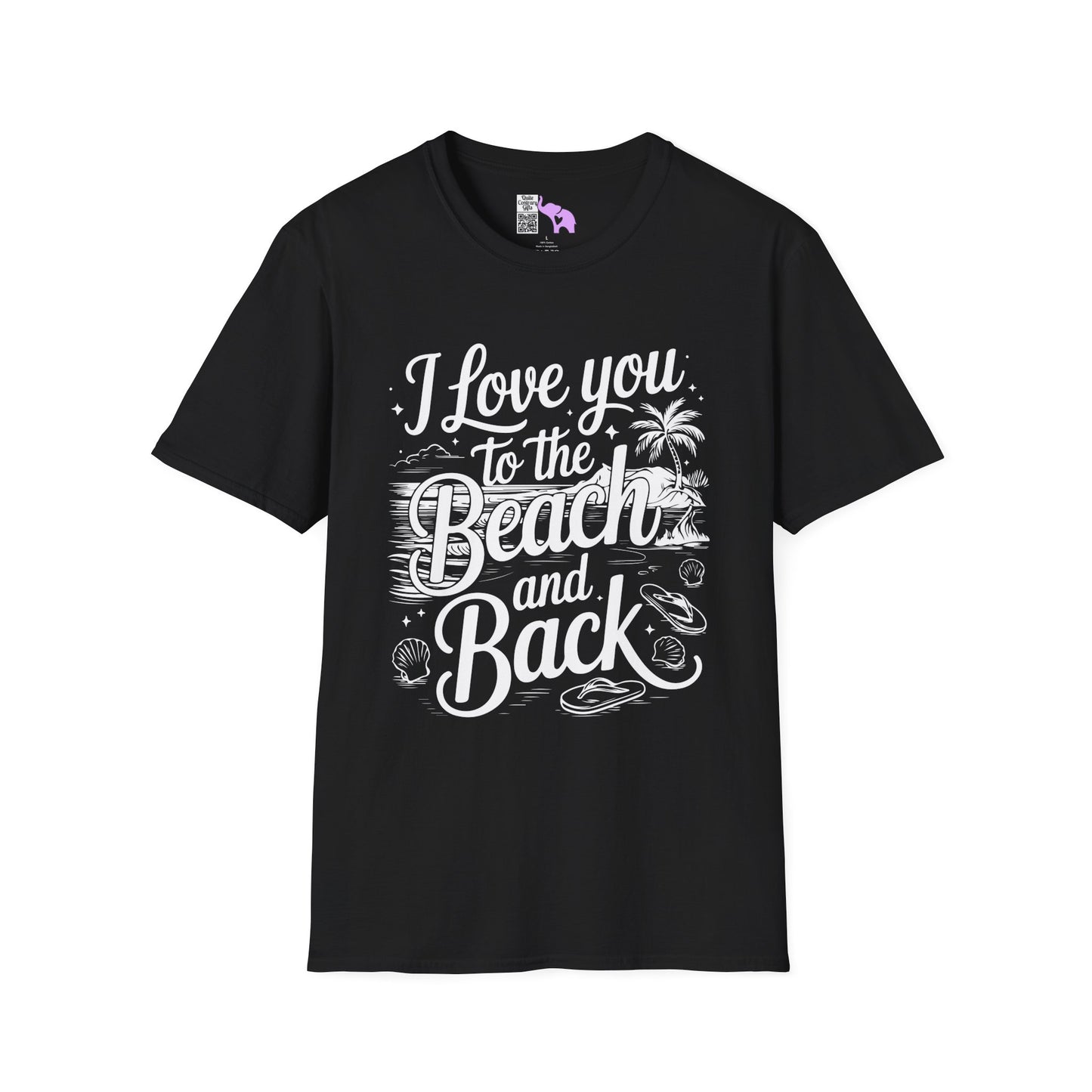 I Love You to the Beach and Back Adult T-shirt
