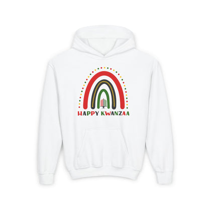 Happy Kwanzaa Arch Youth Heavy Blend Hoodie