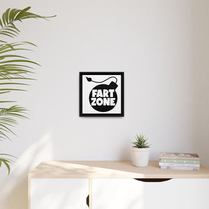 Fart Zone Canvas Bathroom Art