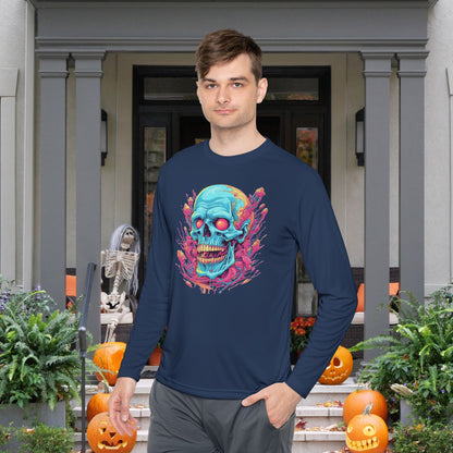 Psycho Skull Adult Long Sleeve Tee