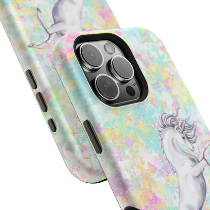 Pastel Pegasus MagSafe® Compatible Tough Case for iPhone